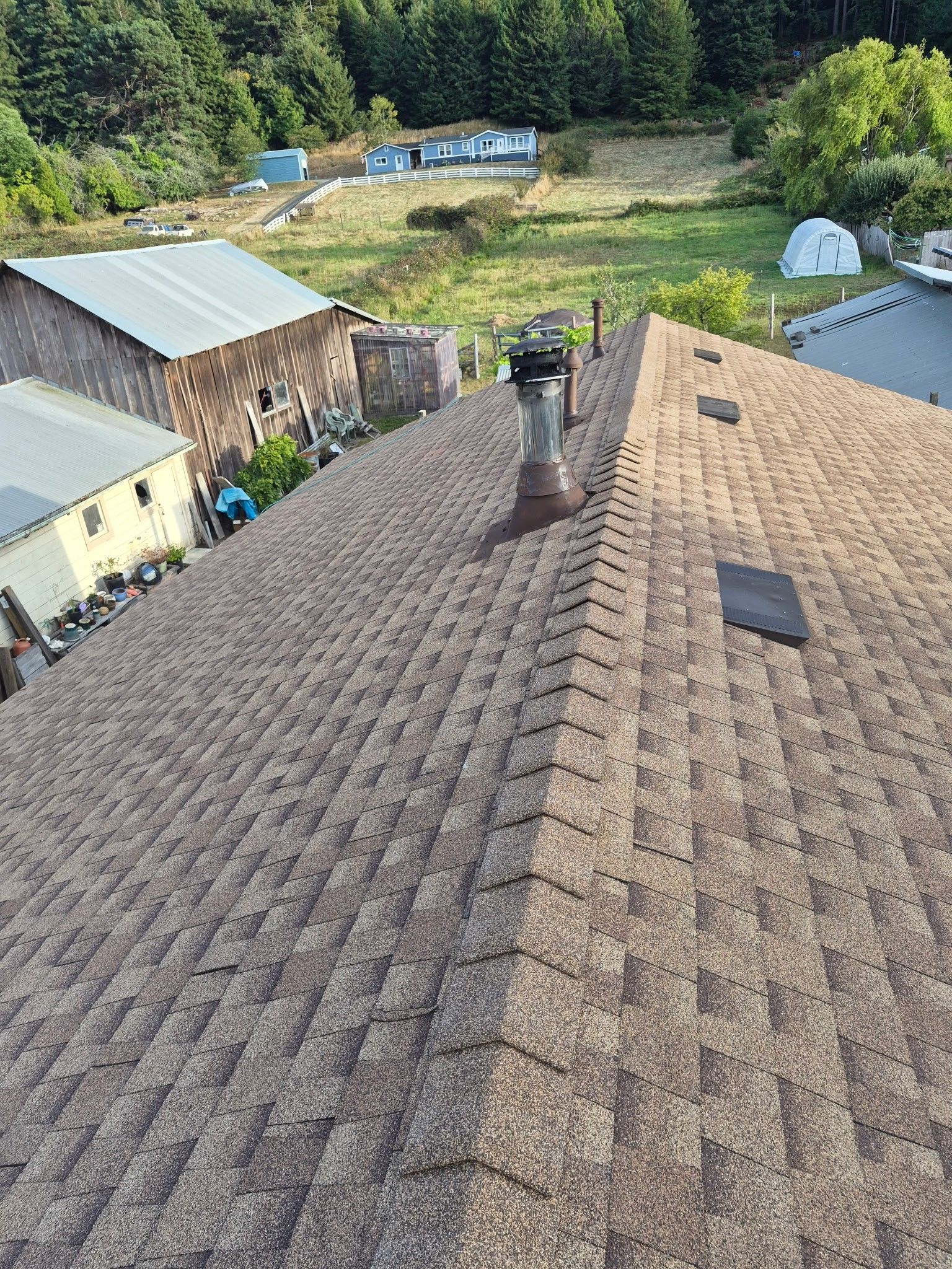 Rio Dell Residential Roof Replacement and Dry Rot Restoration