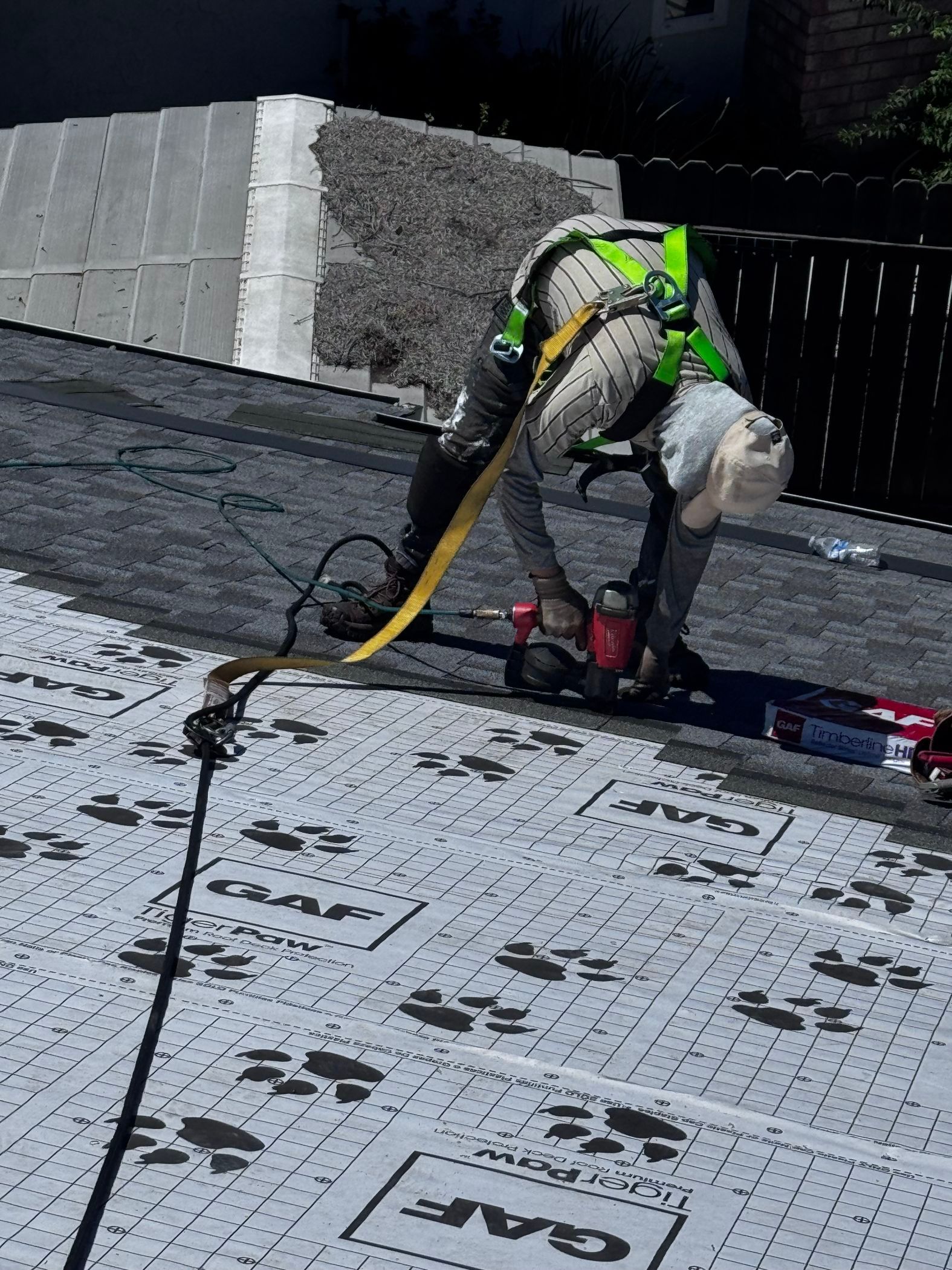 Orangevale Complete Roof Replacement & Structural Woodwork Restoration