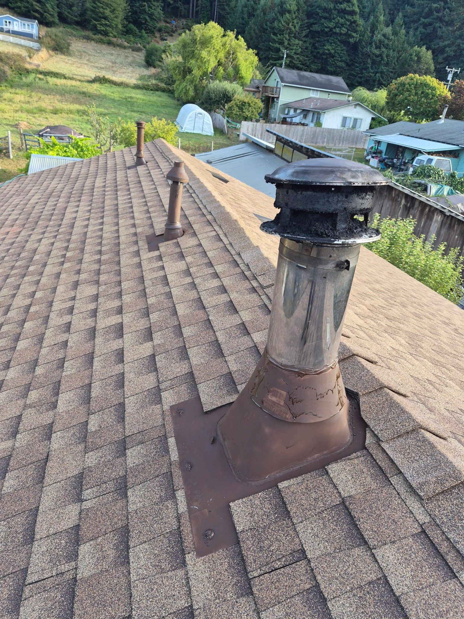 Rio Dell Residential Roof Replacement and Dry Rot Restoration