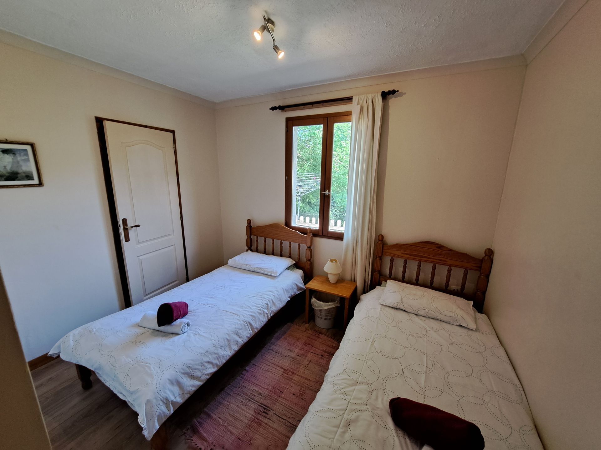 two single beds