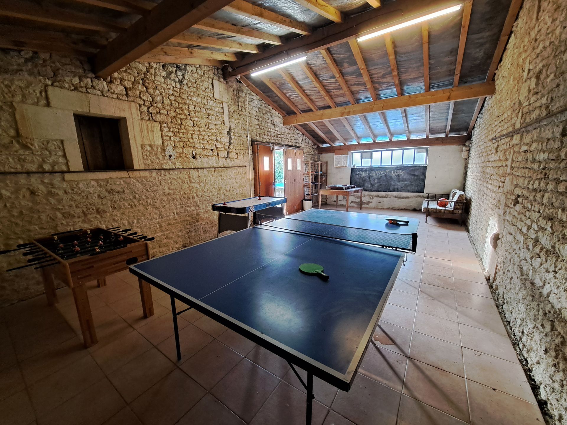 games barn with table tennis table