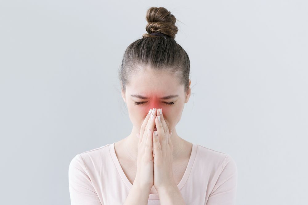 a Man Has an Allergy on His Hand — Warners Bay Pharmacy In Warners Bay, NSW