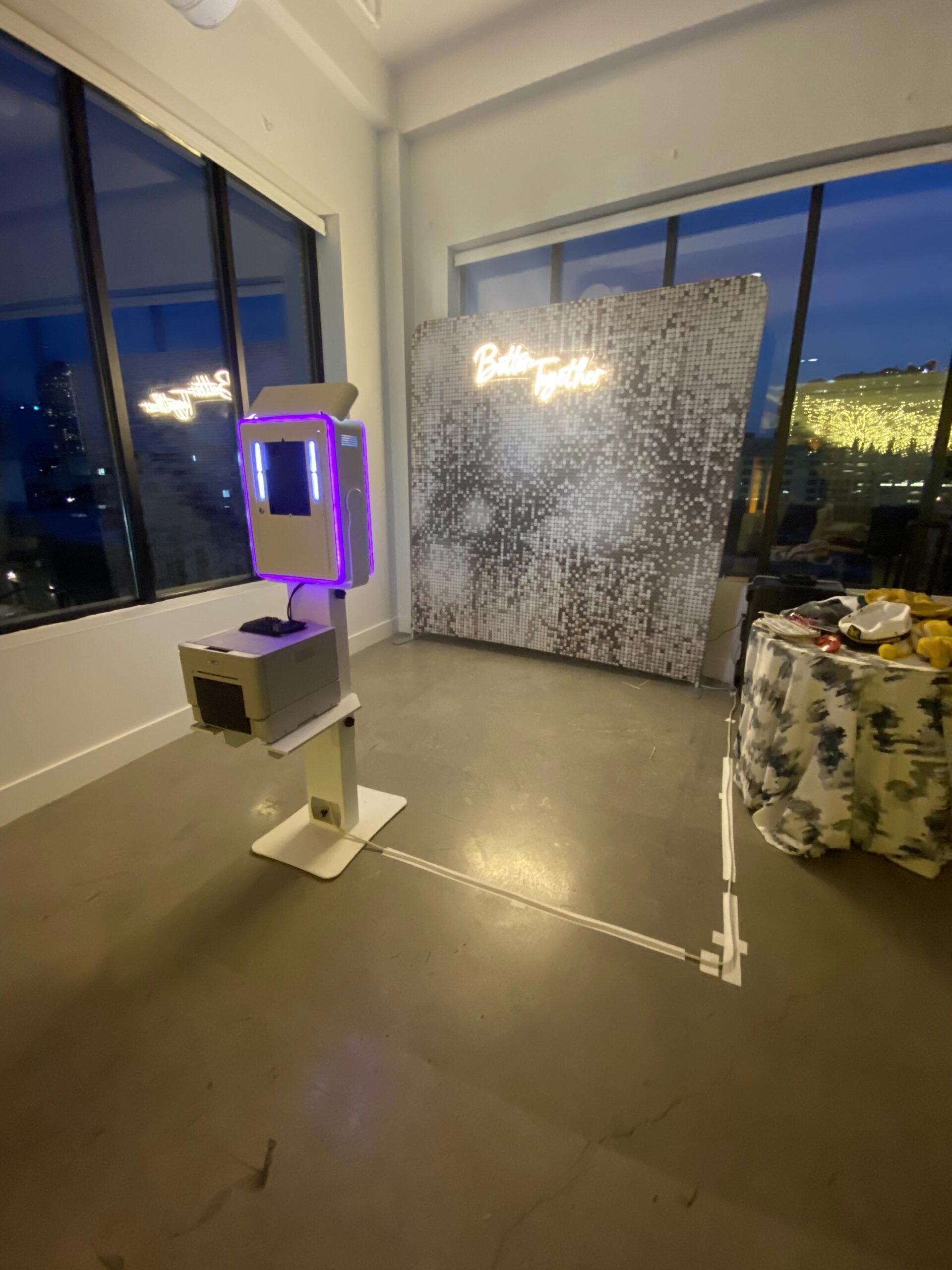 Elegant LED Photo Booth — Queens, NY — AIP Event Group