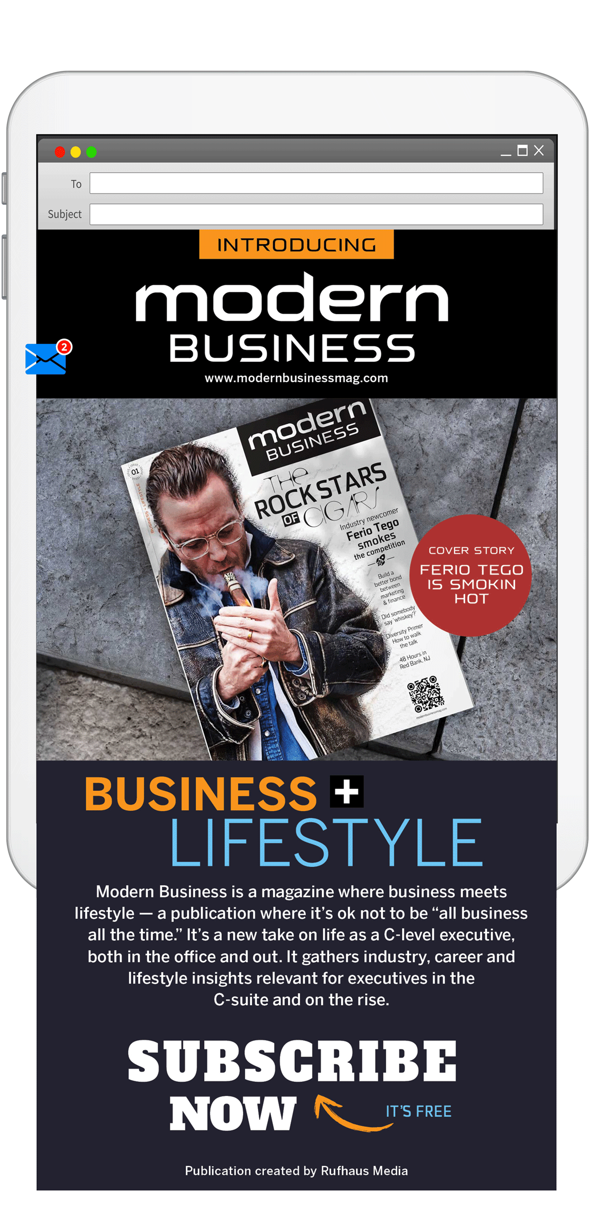 Modern Business Email by Rufhaus Designs