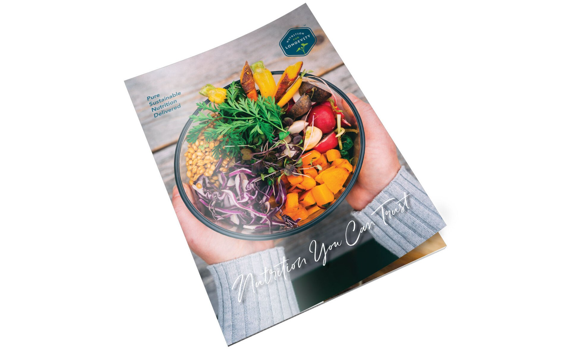 A person is holding a bowl of food in their hands.