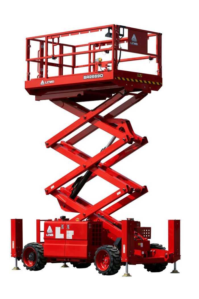 SR2669D Diesel Rough Terrain Scissor Lift