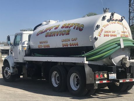 Septic tank truck — Union Gap, WA — Cliff’s Septic Tank Service Septic tank truck — Union Gap, WA — Cliff’s Septic Tank Service
