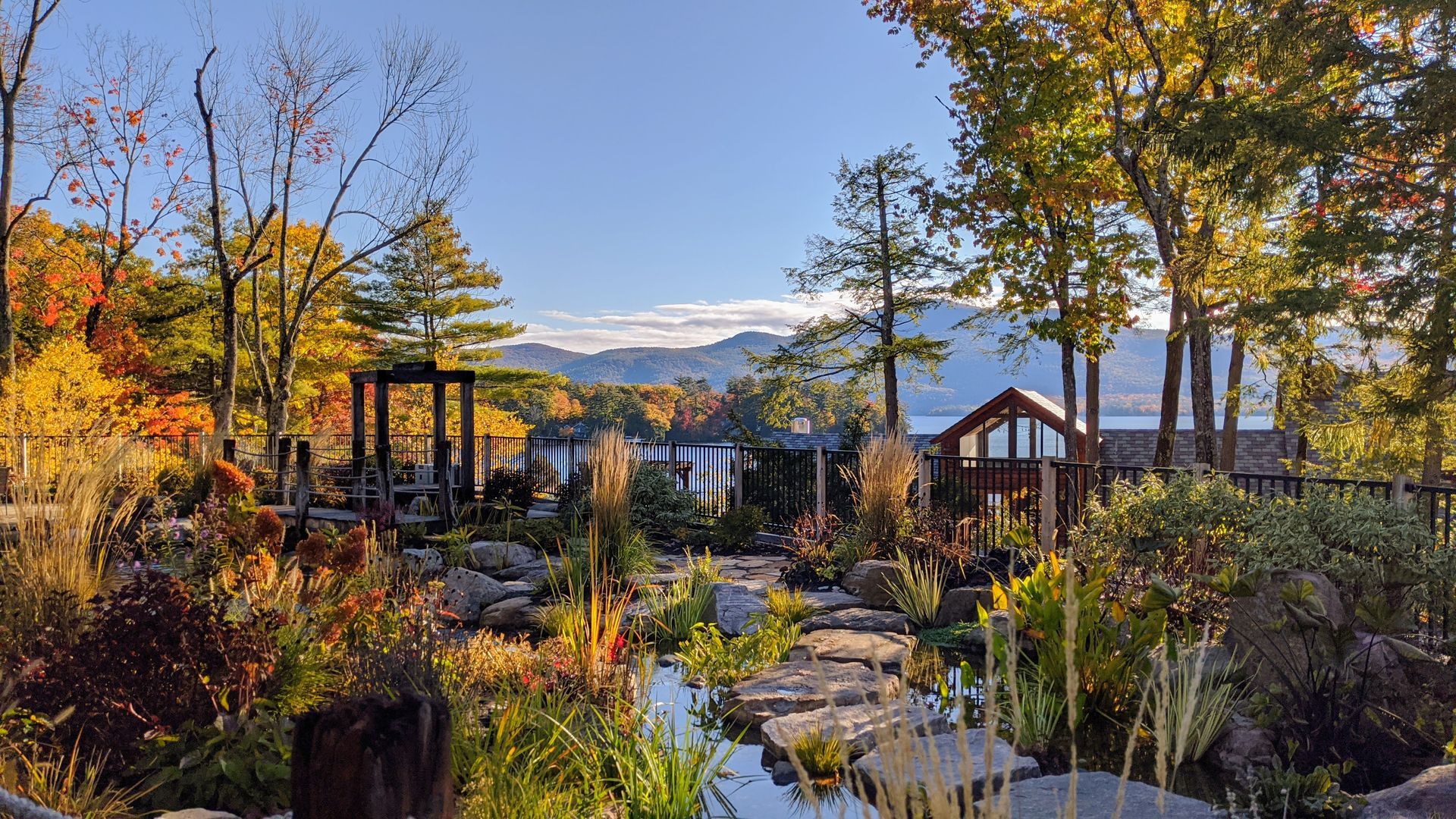 Blue Water Manor Koi Pond