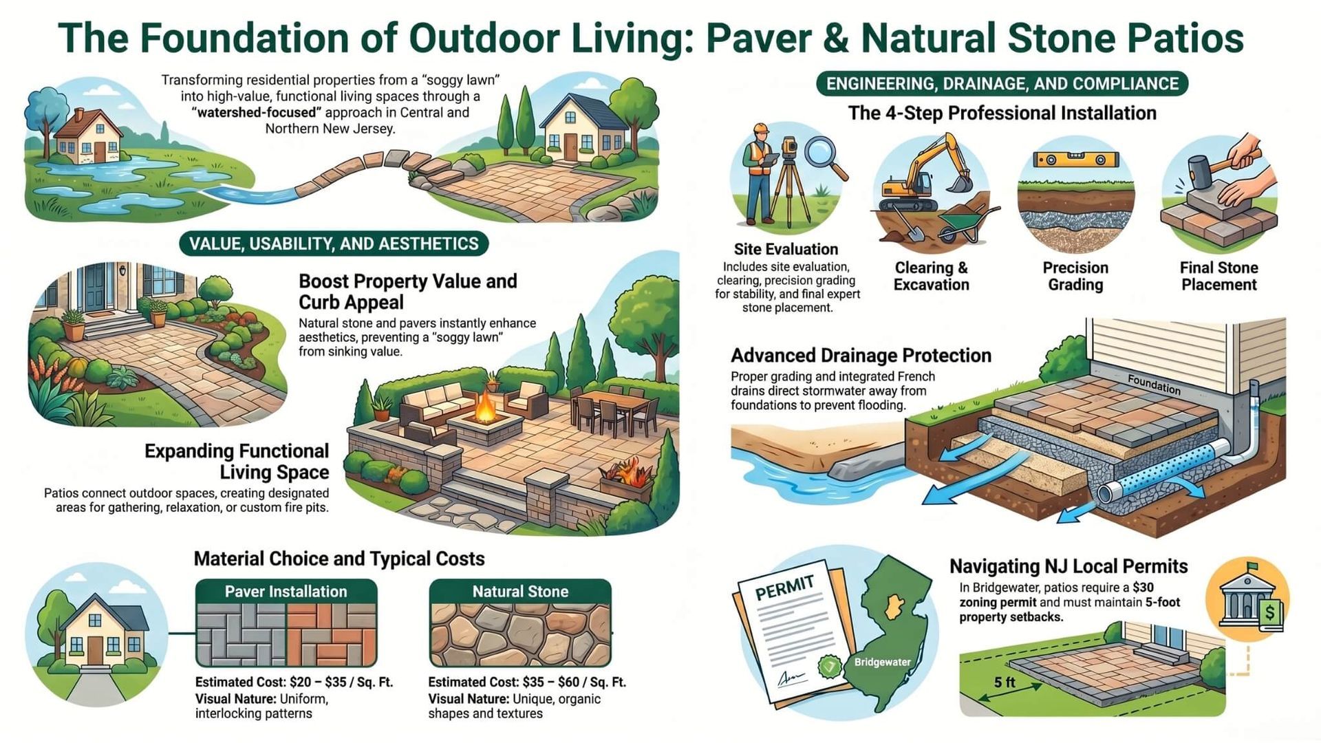 Pavers and Natural Stone Patios