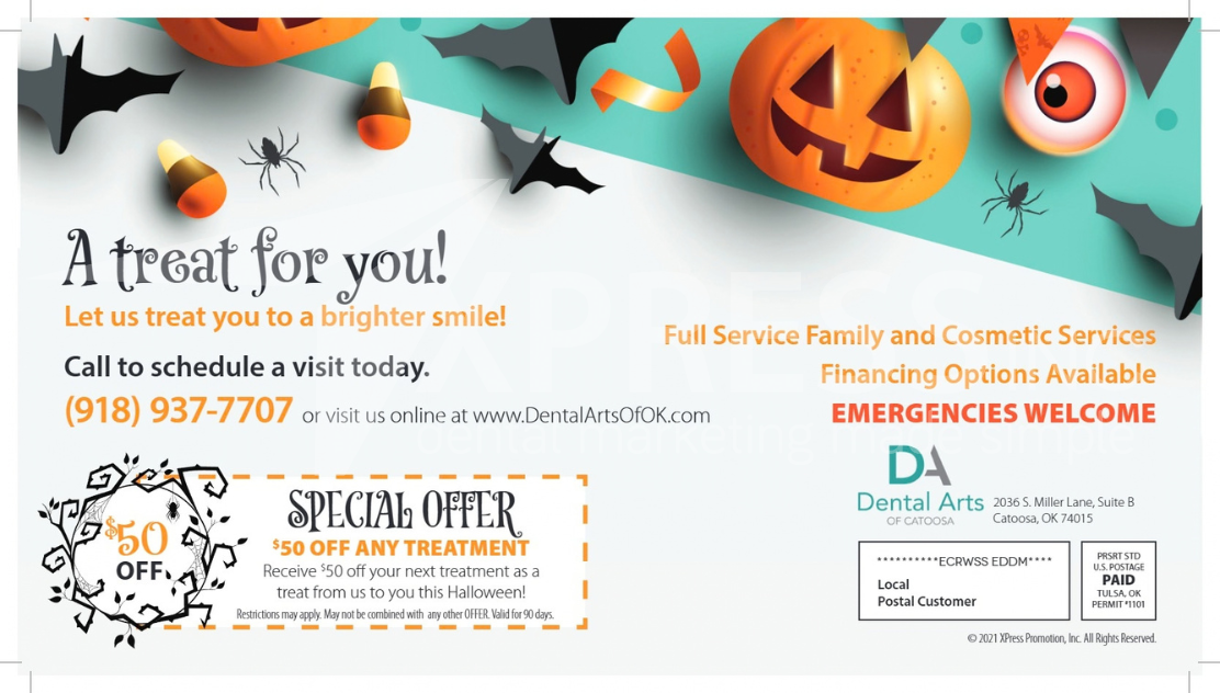 Promotional flyer for Montpelier Family Dentistry, listing services, a new patient offer, location, and contact information.