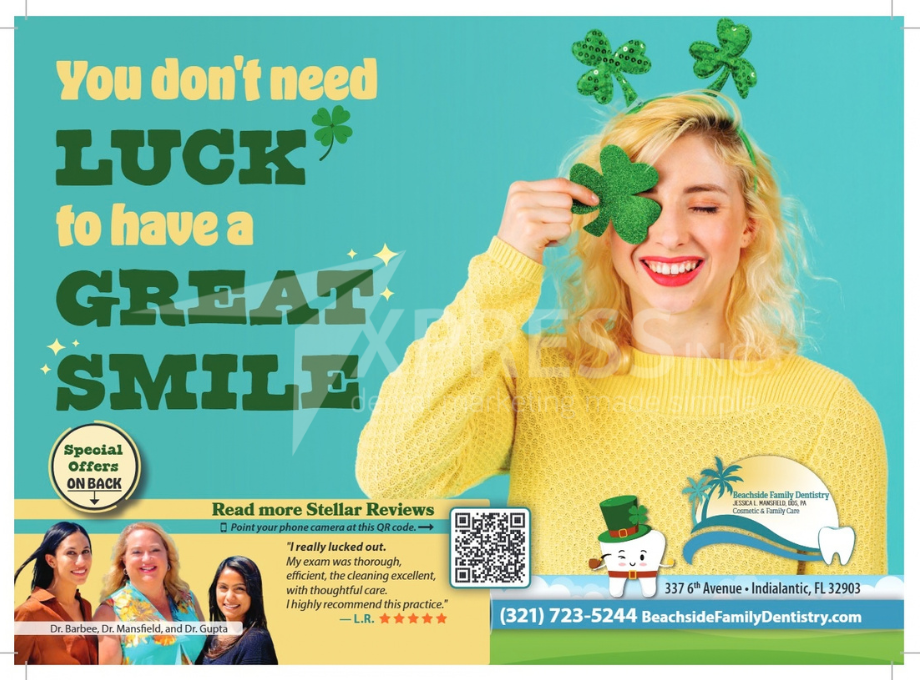 A person holds their cheek in pain, alongside Q&A Dental Care text promoting appointments and a $99 cleaning offer.