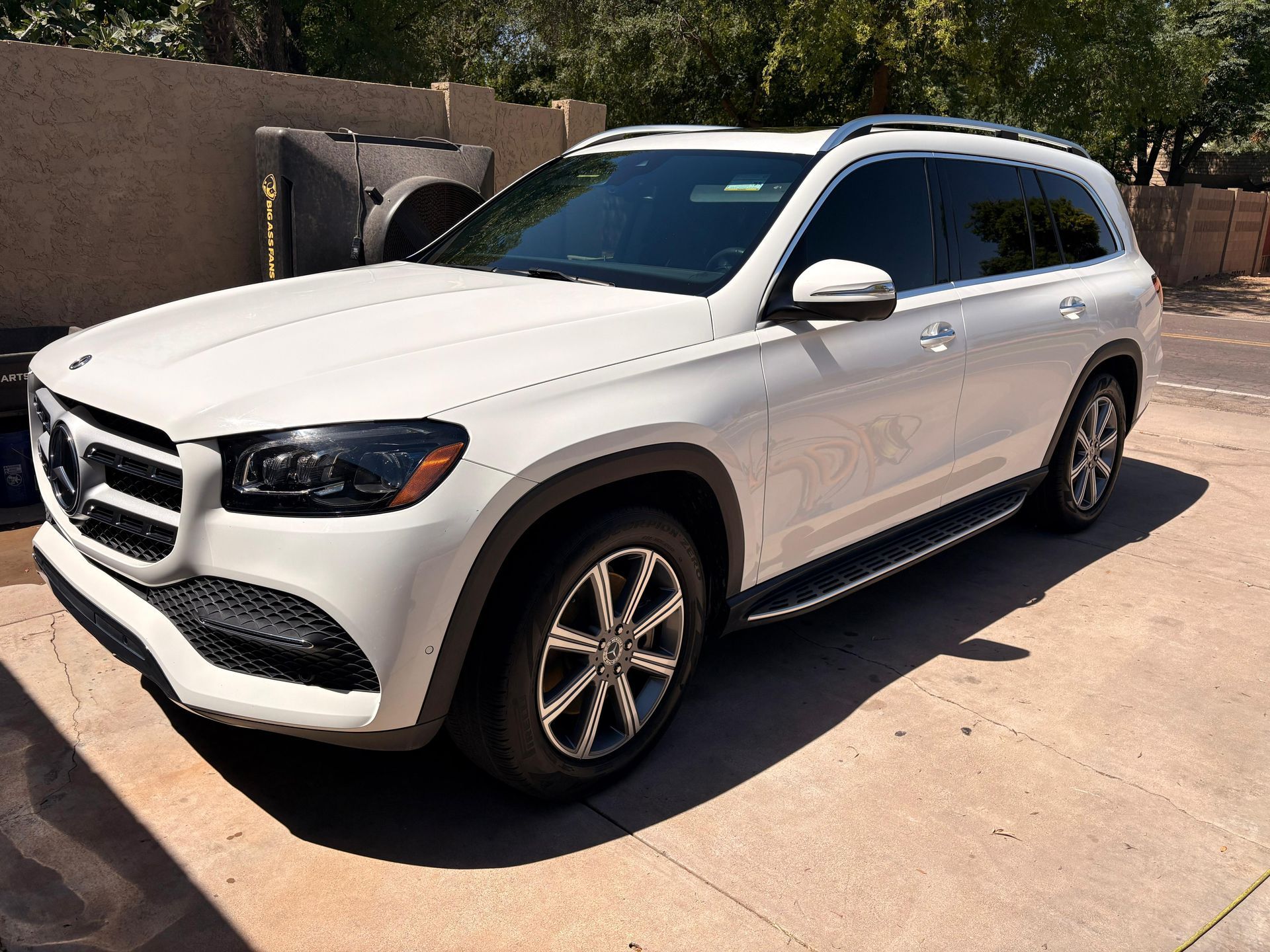 White Mercedes SUV mobile wash by South Mountain Auto Detail in Chandler AZ