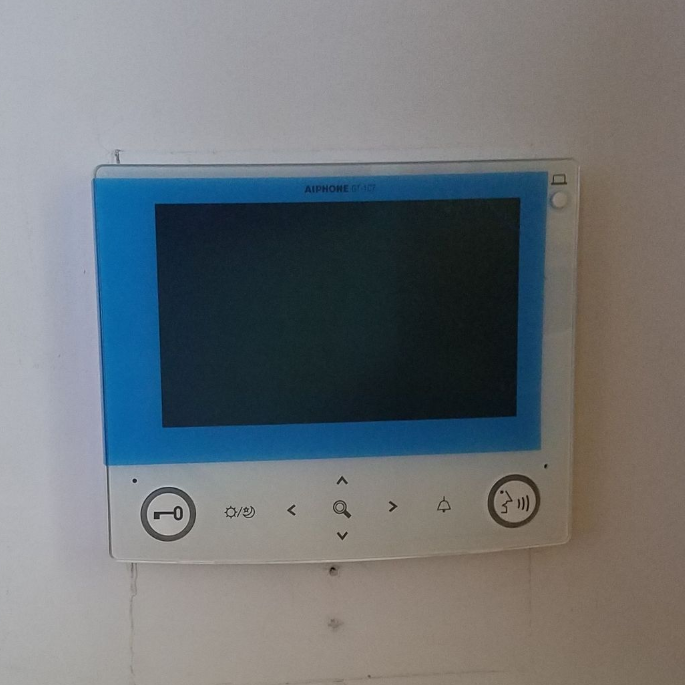 AIphone intercom system installed in Bronx apartment building by Parker Custom Security. 