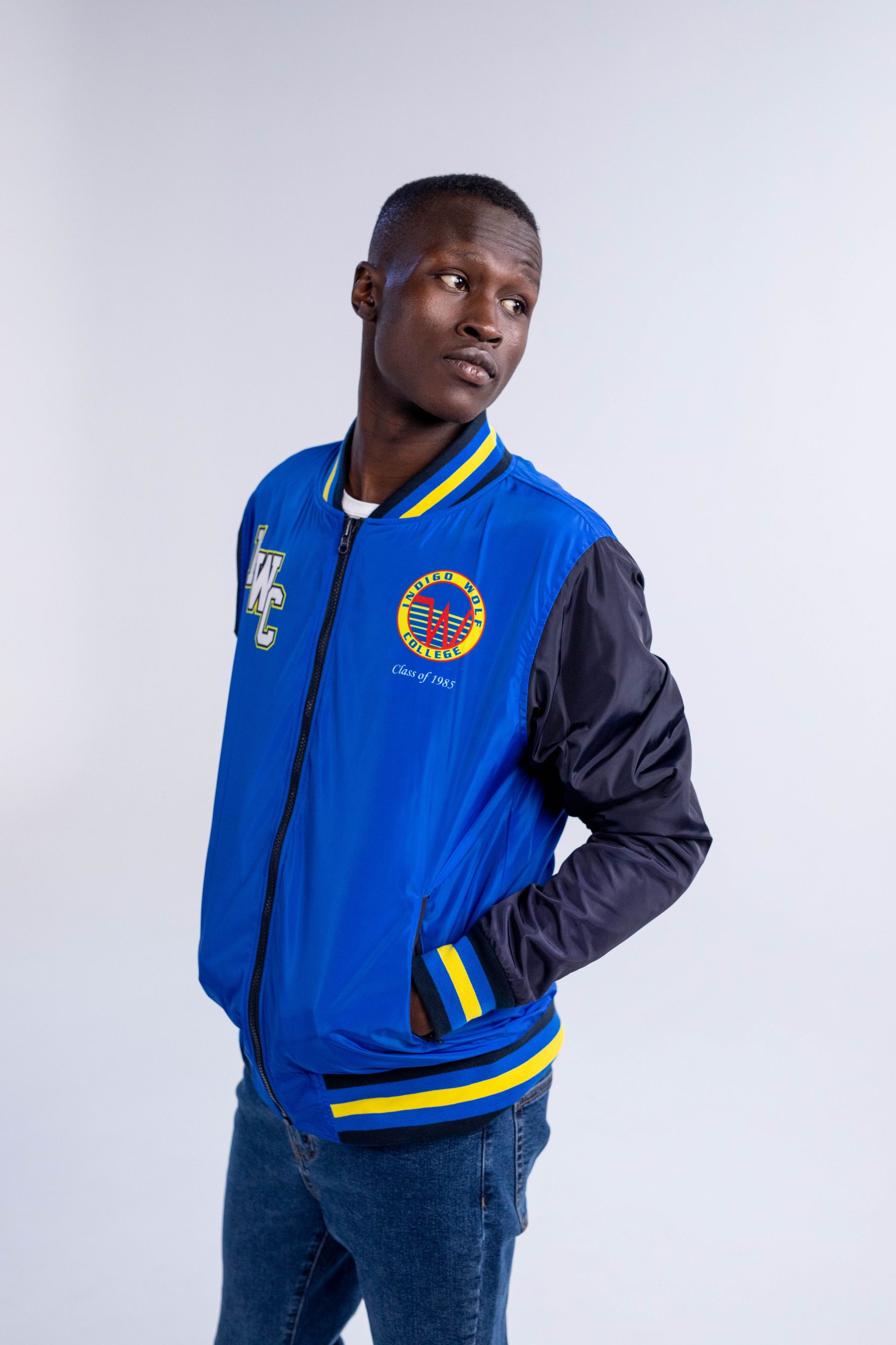Custom Leavers Jackets & Hoodies Australia, Indigo Wolf