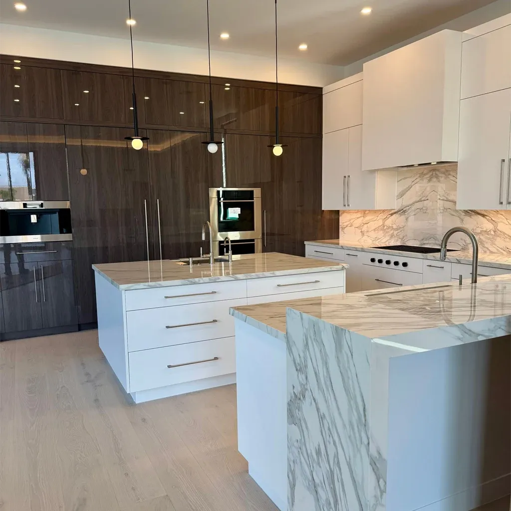 Bespoke wood cabinet finish Kitchen & Bath Studios Inc Coconut Creek Florida.
