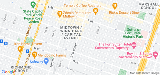 Map of business location