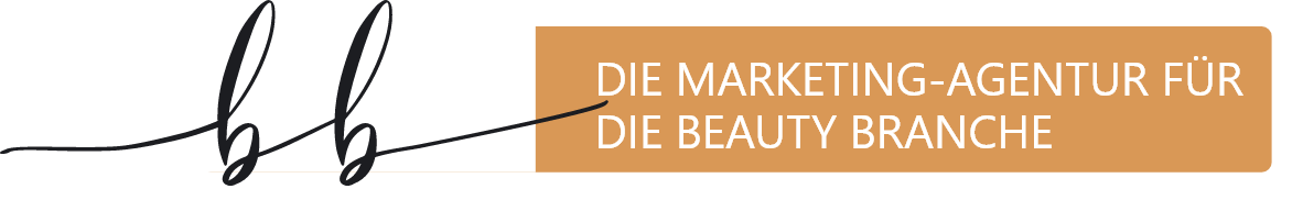 A logo for die marketing agentur fur die beauty branche