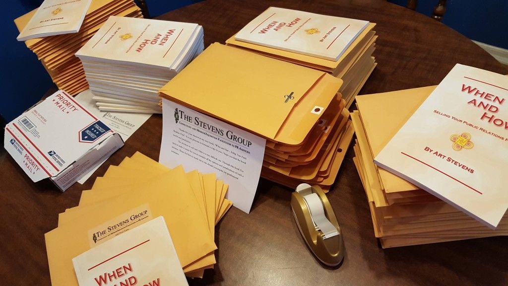 Hundreds of complimentary copies shipped to PR agency owners around the globe.