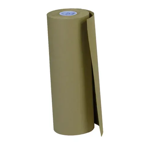 Roll of brown craft paper.