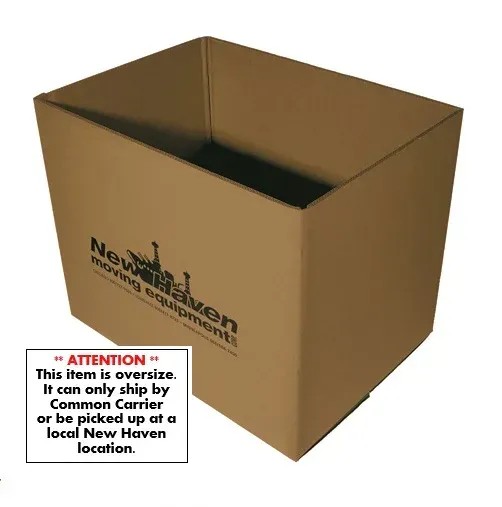 Large brown cardboard box with