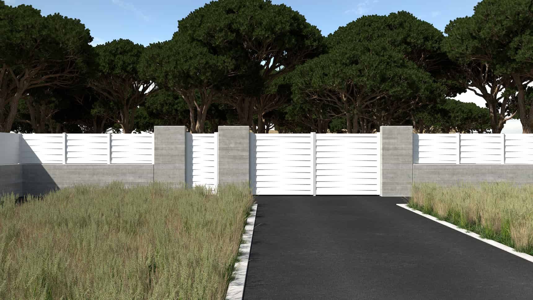 Puerta peatonal PVC 