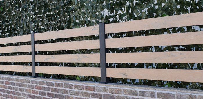 Valla de PVC imitación Madera