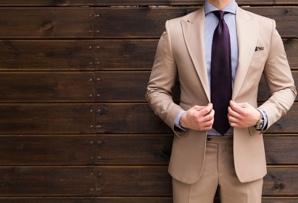 Student Wearing Business Suit — New Park Suit Hire & Menswear in Hermit Park, QLD