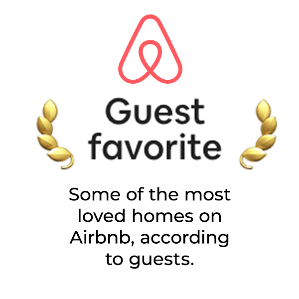 Top 1% guest Favorite on Airbnb. 5-star stays.