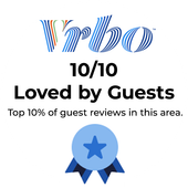 VRBO guests love us - 10/10 | Loved by guests