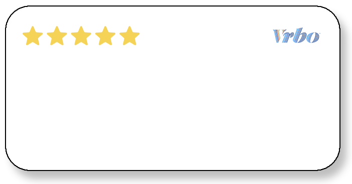 5-star reviews from VRBO guests are normal