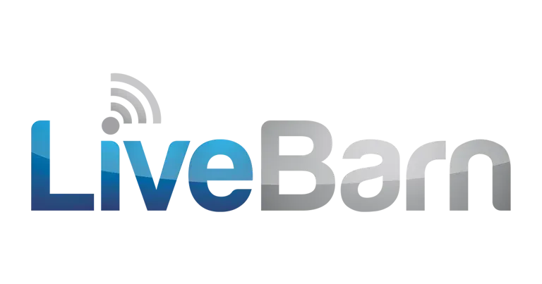 LiveBarn logo: Blue 