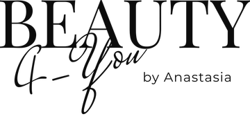 Ein schwarz-weißes Logo für Beauty von Anastasia.