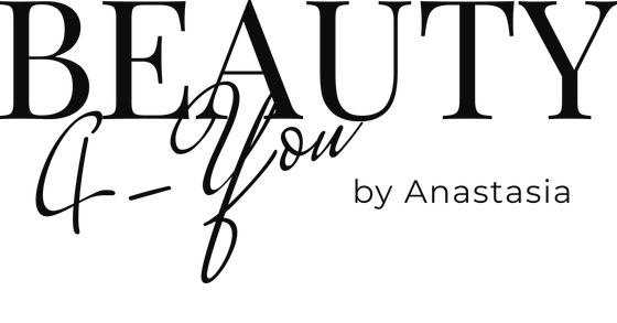 Ein schwarz-weißes Logo für Beauty von Anastasia.