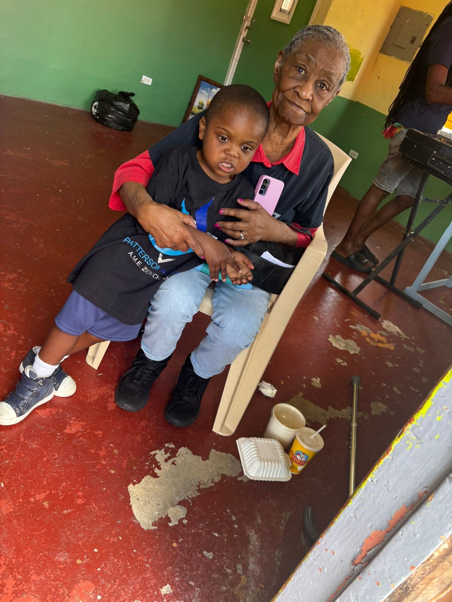 woman and child