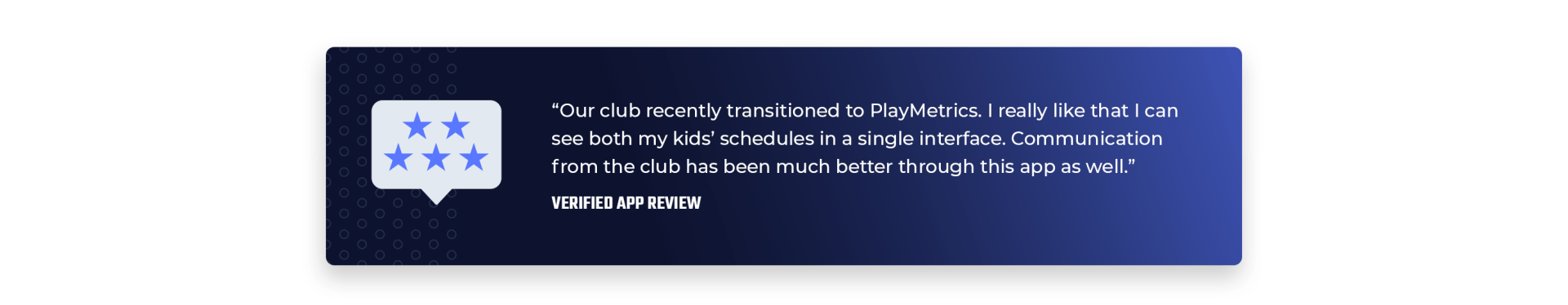 Houston Dynamo | Dash Youth PlayMetrics Testimonial
