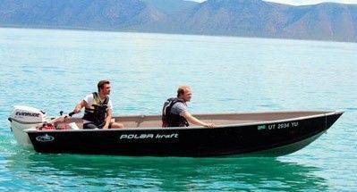 Red fishing boat rental