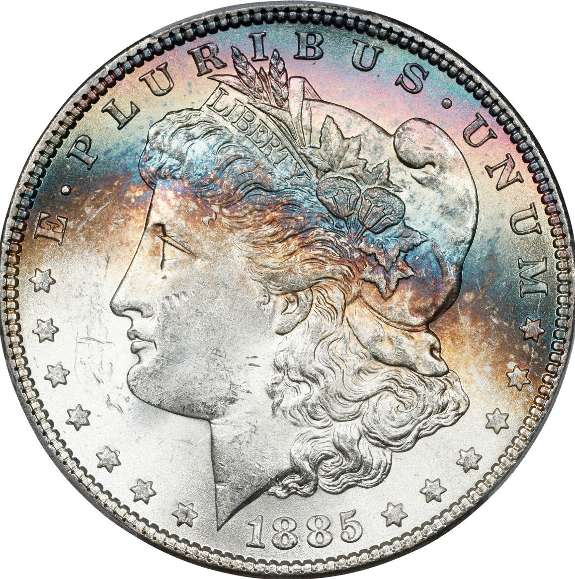 885-CC Morgan Dollar