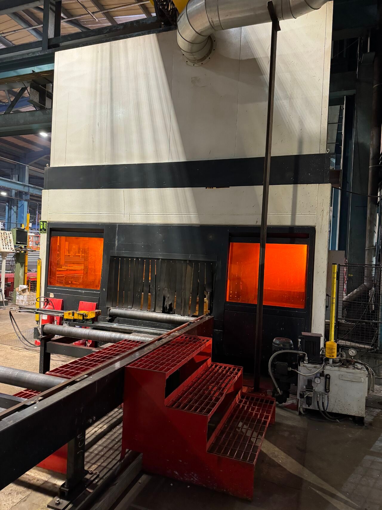 FICEP 1201 FRC. CNC COPING LINE/PEDDINGHAUS CNC LAYOUT MARKING SYSTEM ...