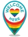 Welcome Here logo for Seaside Serenity Counseling, NJ.