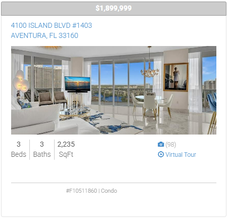 A picture of a living room with a price of $ 1,899,999