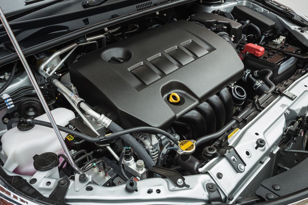 The Engine Of A Car Is Shown With The Hood Open — Townsville Car Care Centre In Aitkenvale, QLD