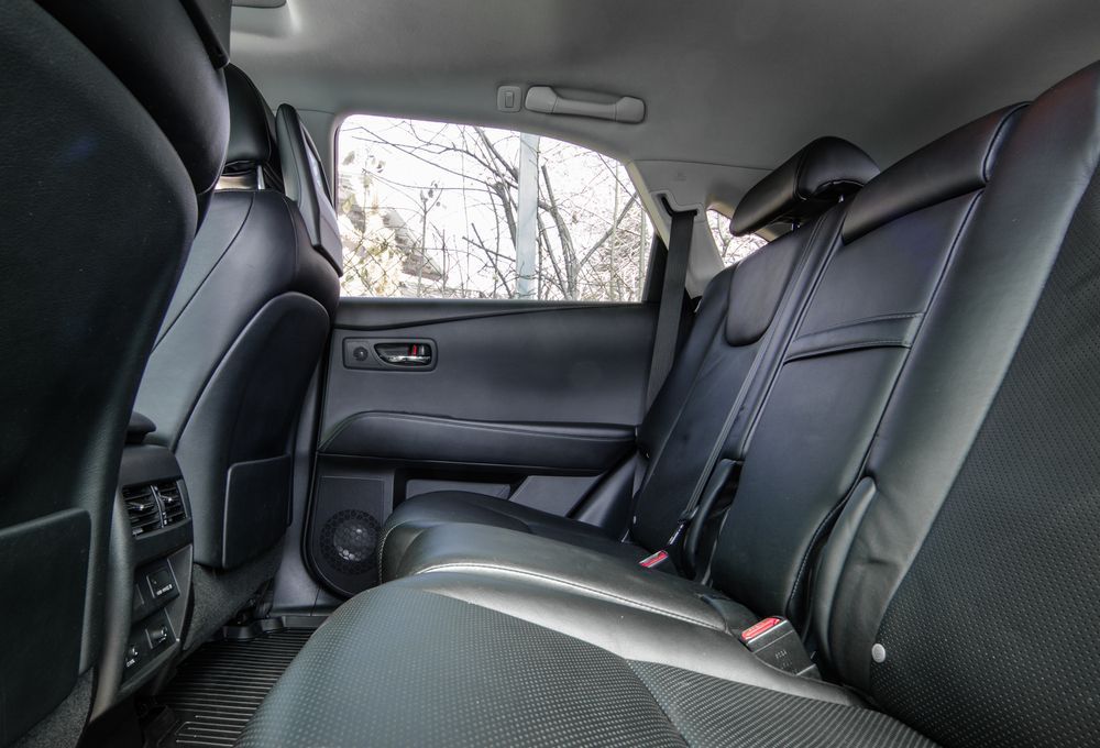 The Back Seat Of A Car With A Speaker In The Back — Townsville Car Care Centre In Aitkenvale, QLD