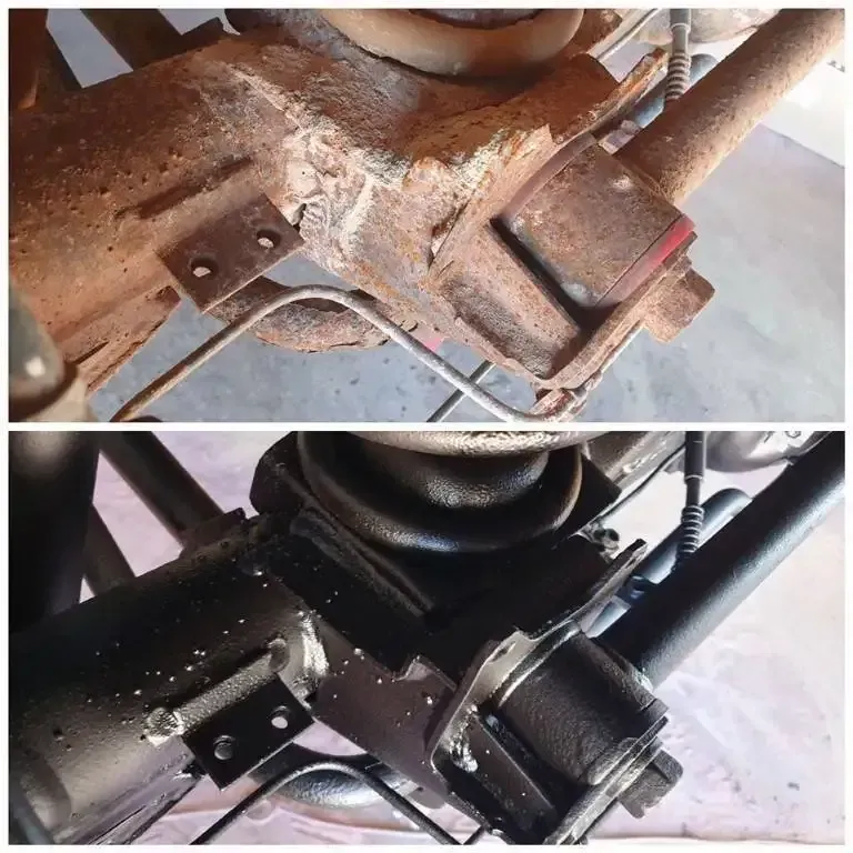 A Close Up Of The Underside Of A Car With Rust On It — Townsville Car Care Centre In Aitkenvale, QLD