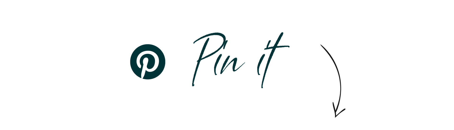 A pinterest logo with the words pin it and an arrow pointing down.