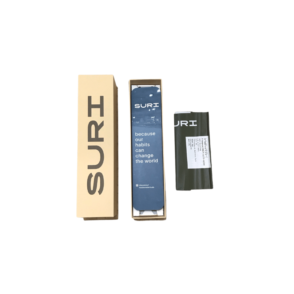 a pair of socks in a box next to a battery .