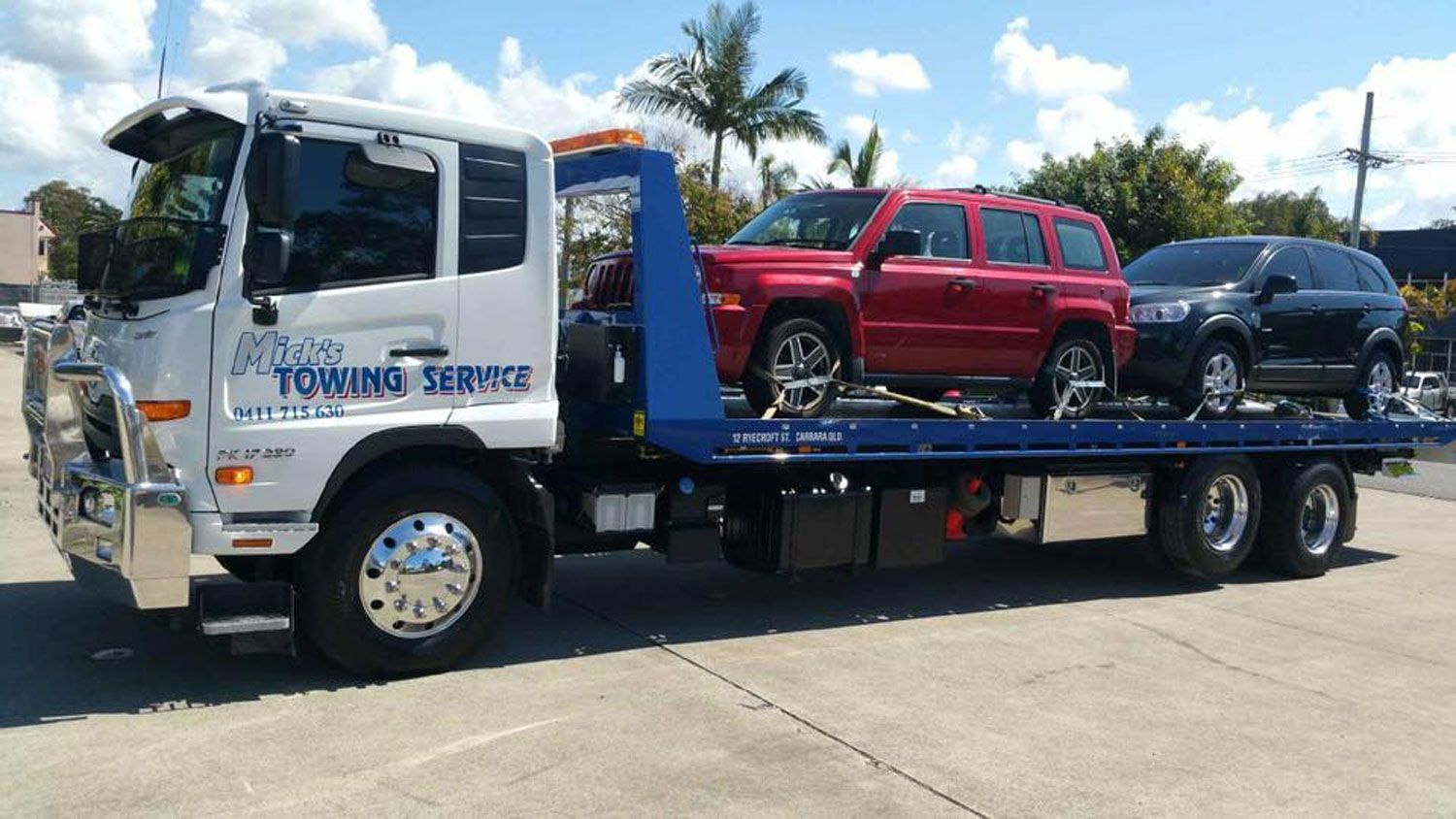 Towing Two Vehicles