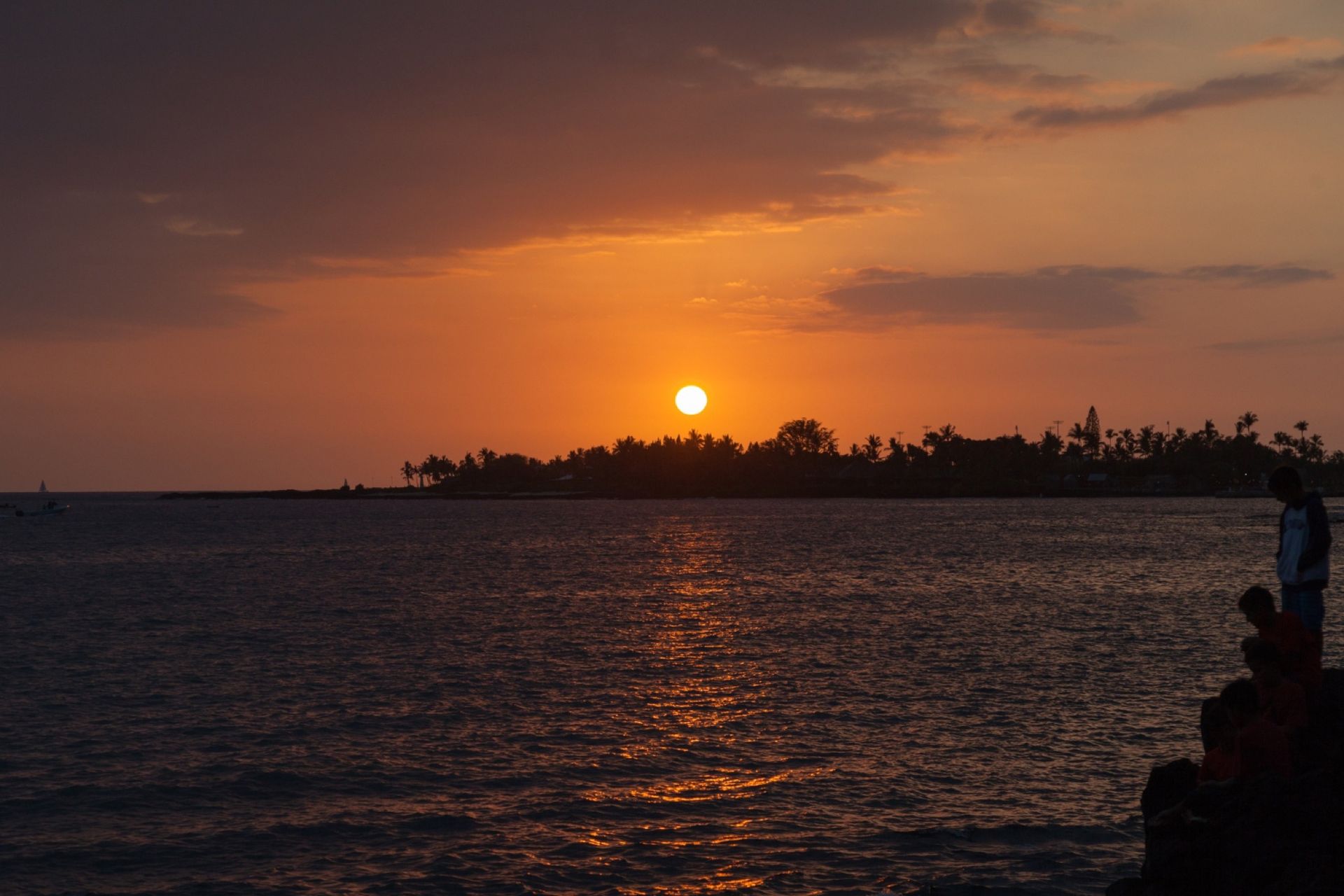 Sunset over the Pacific