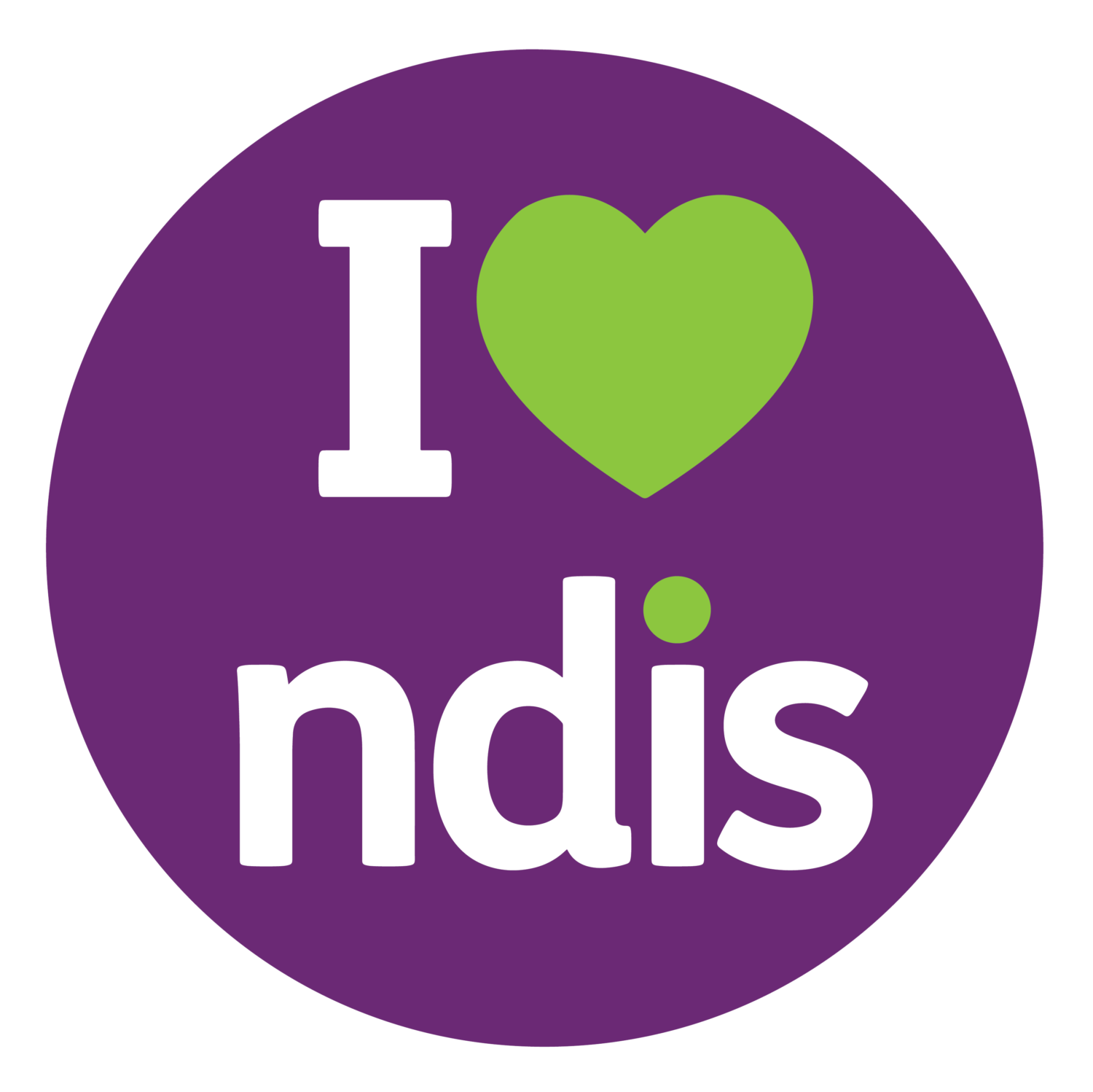 I Love NDIS logo