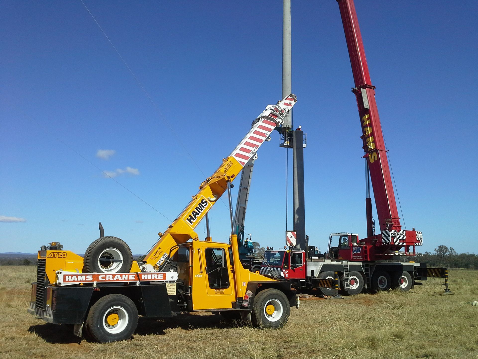 20t Franna — Kingaroy, QLD — Hams Crane Hire