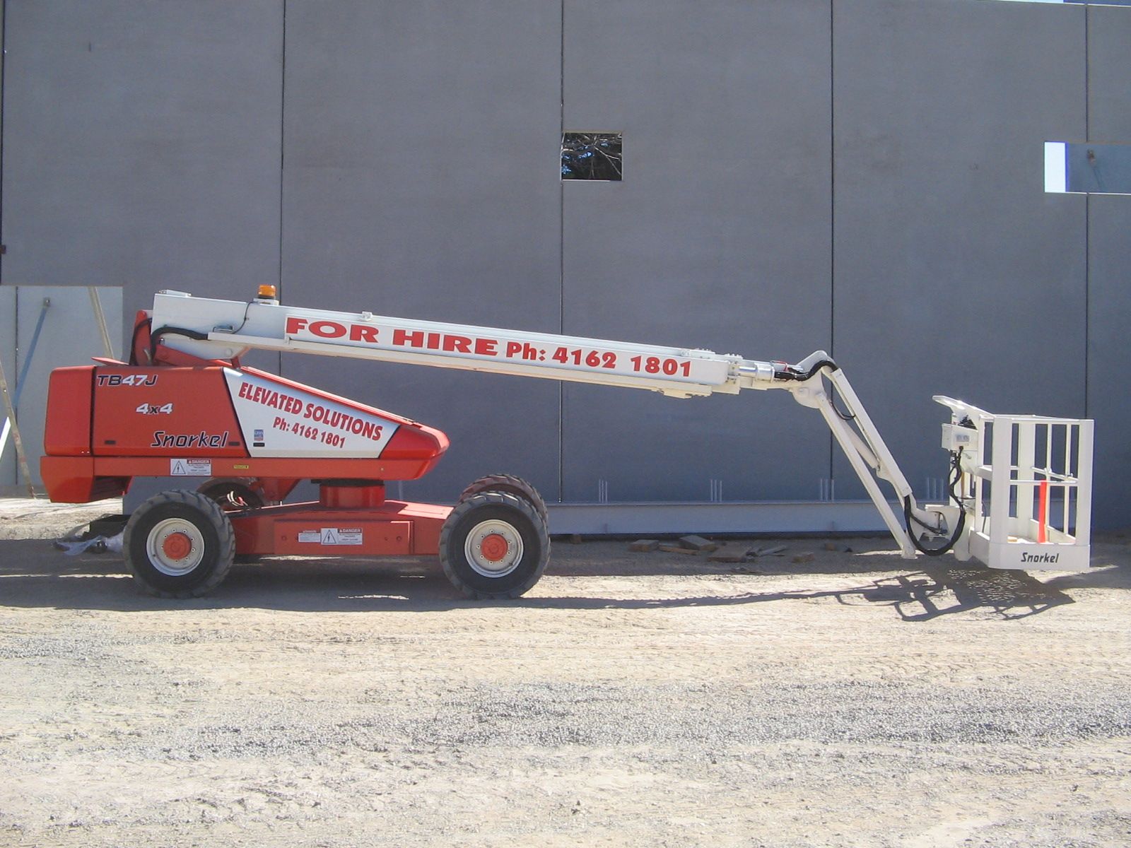 Straight Stick Boom Lifts — Kingaroy, QLD — Hams Crane Hire